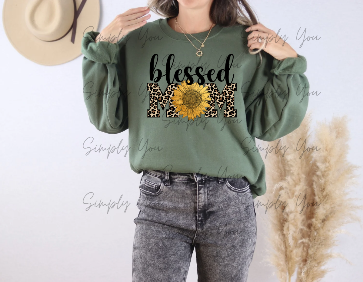 Blessed Mom with Sunflower