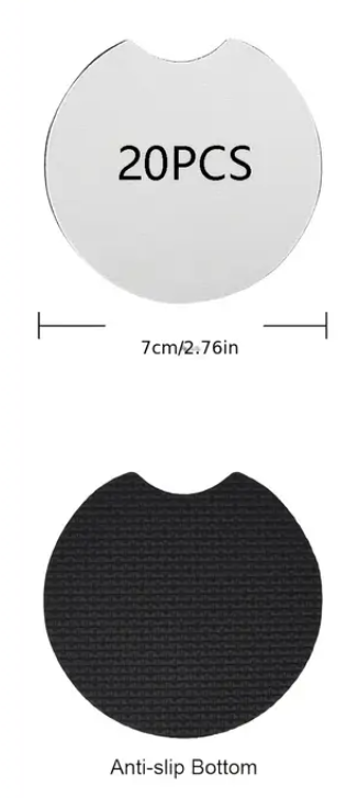 Customizable Car Coasters Set of 2