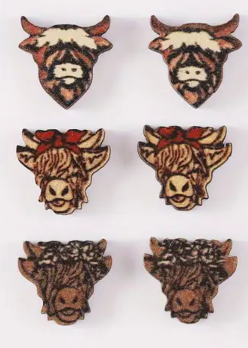 Cow Earrings