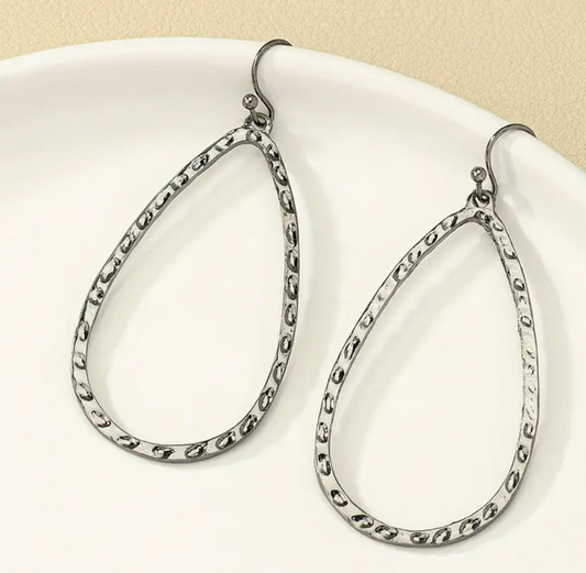 Black Drop Earring