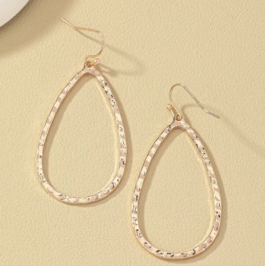 Rose Gold Drop Earring