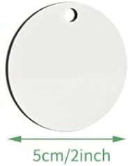 Customizable Round Keychain